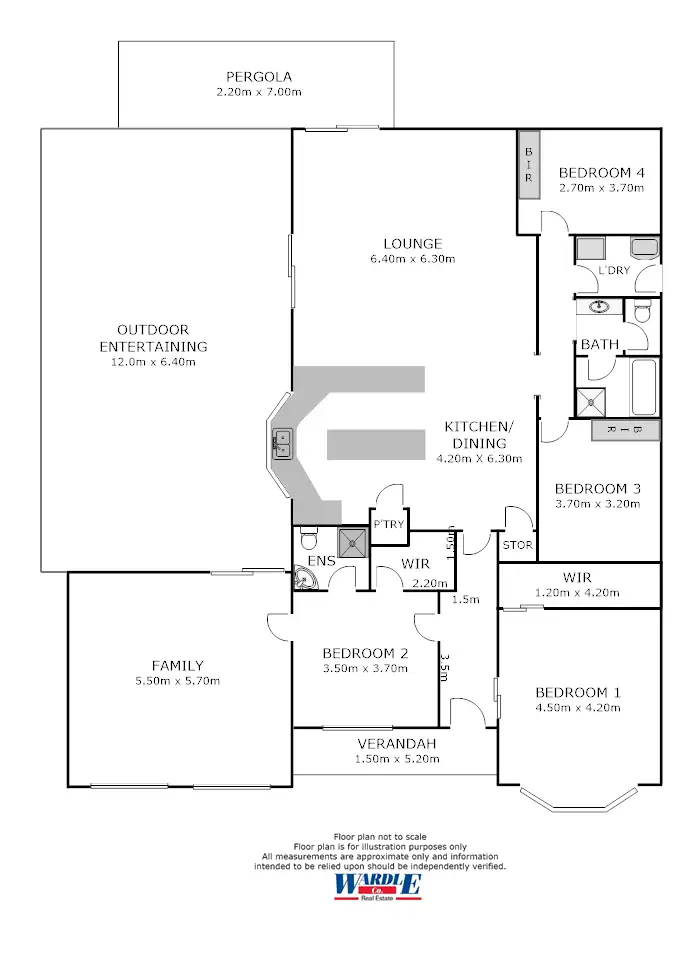 Floorplan of Homely house listing, 41 Gloucester Rd, Jamestown SA 5491