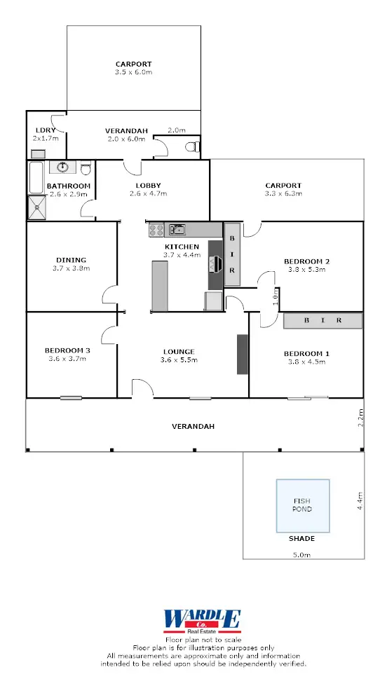 Floorplan of Homely house listing, 57 Laura Blocks Rd, Laura SA 5480