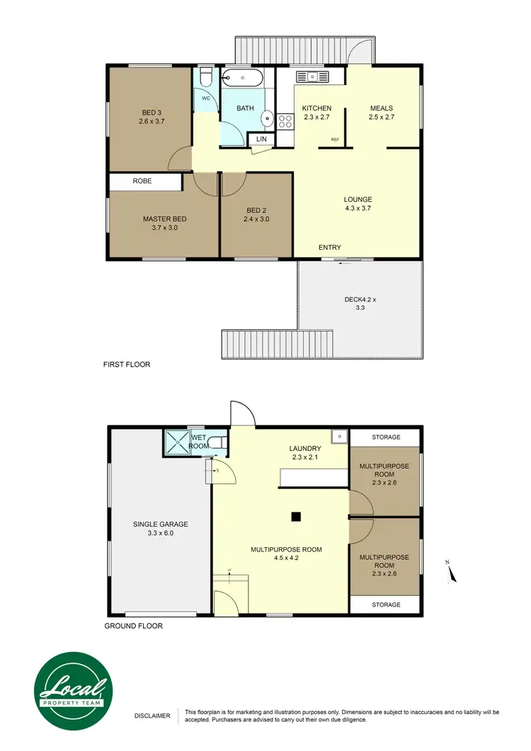 Floorplan of Homely house listing, 53 Karri Ave, Logan Central QLD 4114