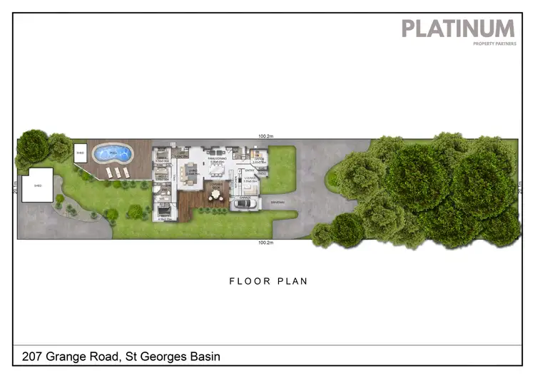 Floorplan of Homely house listing, 207 Grange Rd, St Georges Basin NSW 2540
