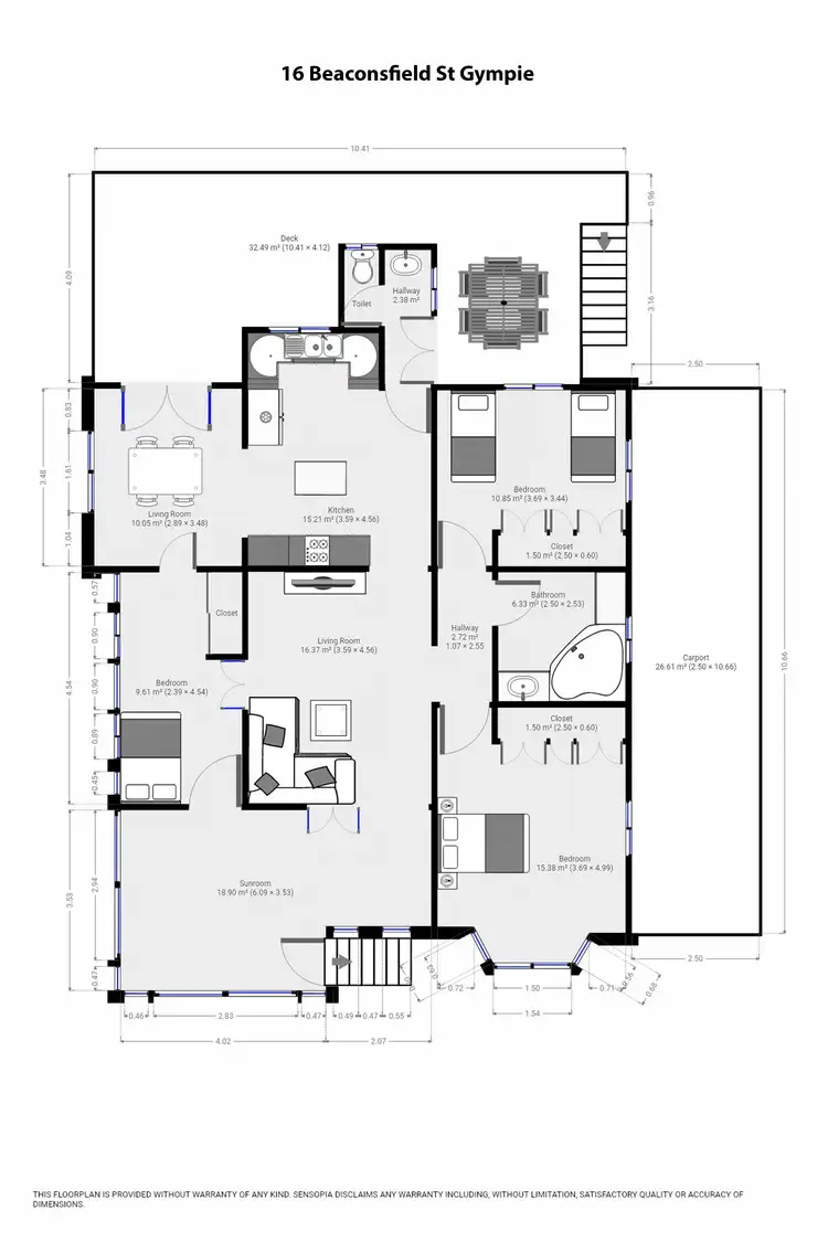 Floorplan of Homely house listing, 16 Beaconsfield St, Gympie QLD 4570