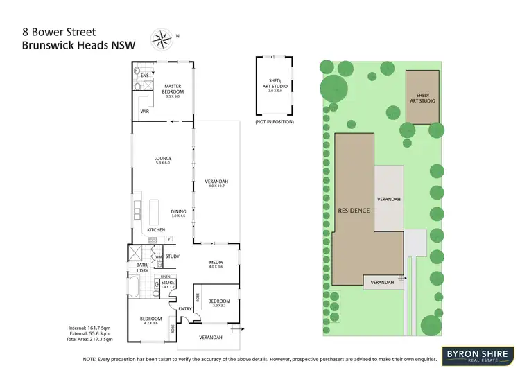 Floorplan of Homely house listing, 8 Bower Street, Brunswick Heads NSW 2483