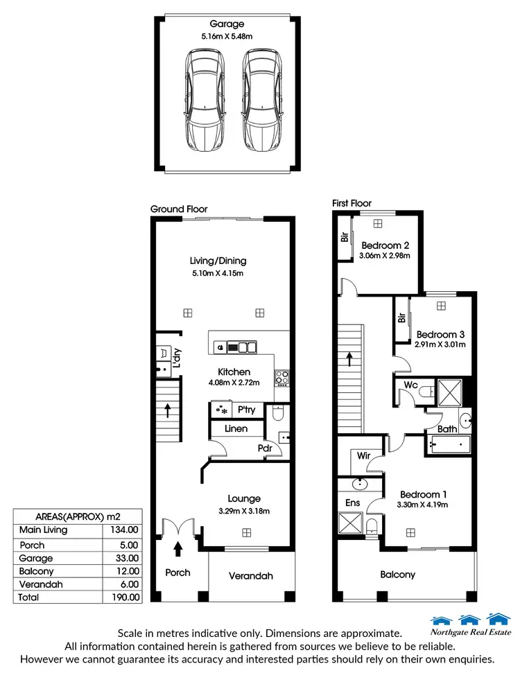 Floorplan of Homely townhouse listing, 12 Shribank Street, Munno Para West SA 5115