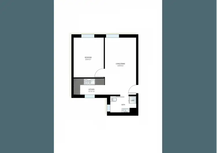Floorplan of Homely unit listing, Unit 19/11 Ward Ave, Potts Point NSW 2011