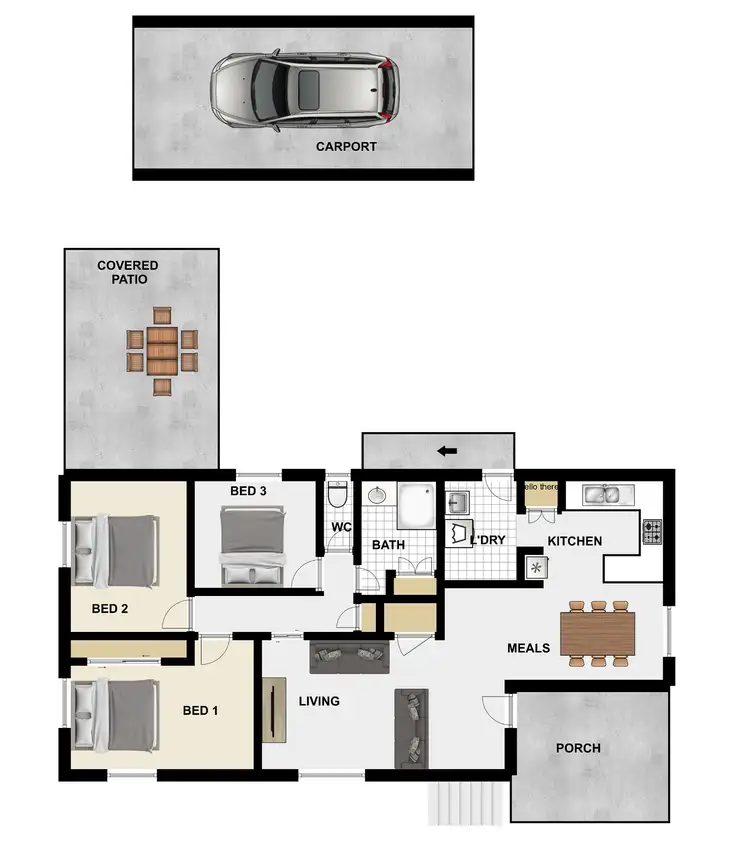Floorplan of Homely house listing, 20 Warbler St, Inala QLD 4077
