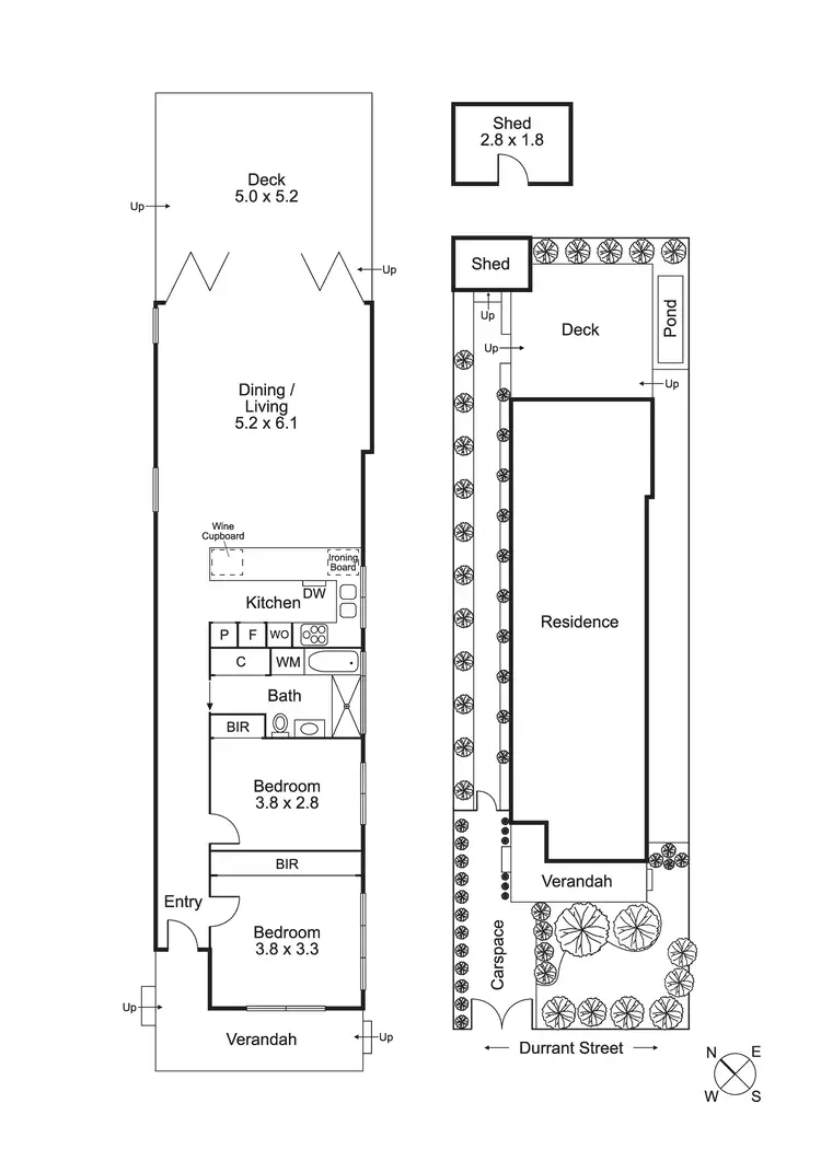 Floorplan of Homely house listing, 11 Durrant St, Brighton VIC 3186