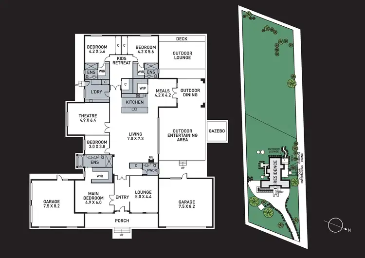Floorplan of Homely rural property listing, 525 Five Mile Road, Pakenham VIC 3810