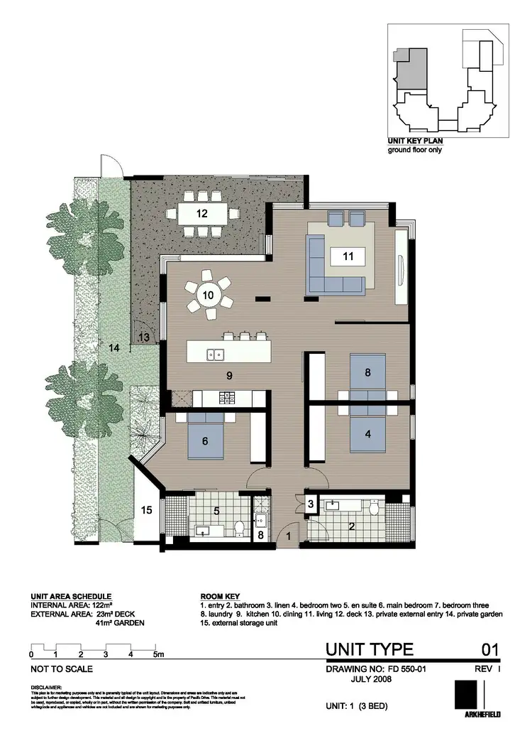 Floorplan of Homely apartment listing, 1/1 Pacific Drive 'Maggies Beachfront Apartments', Horseshoe Bay QLD 4819