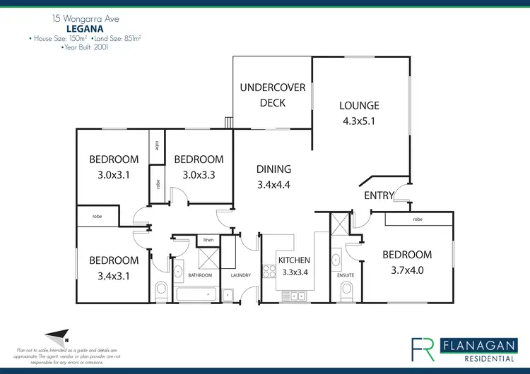 Floorplan of Homely house listing, 15 Wongarra Ave, Legana TAS 7277