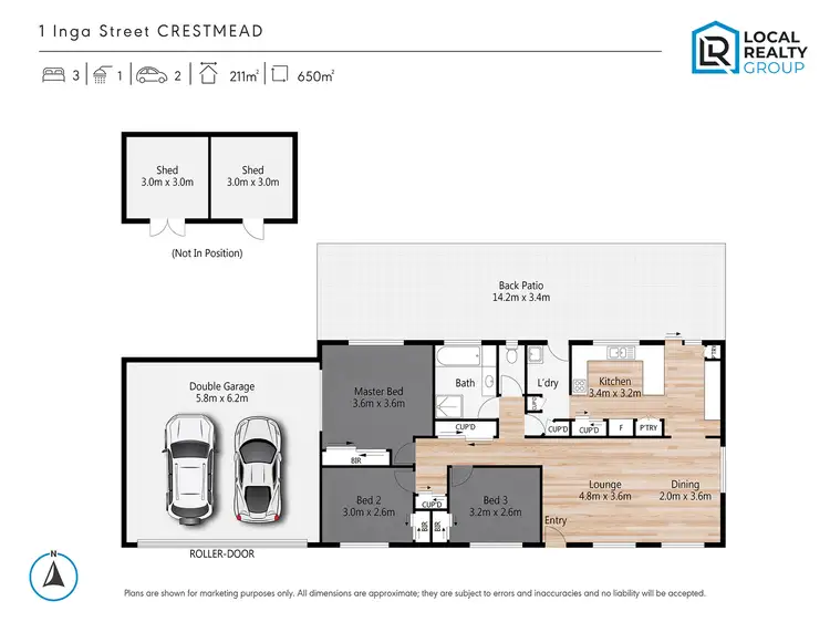 Floorplan of Homely house listing, 1 Inga St, Crestmead QLD 4132