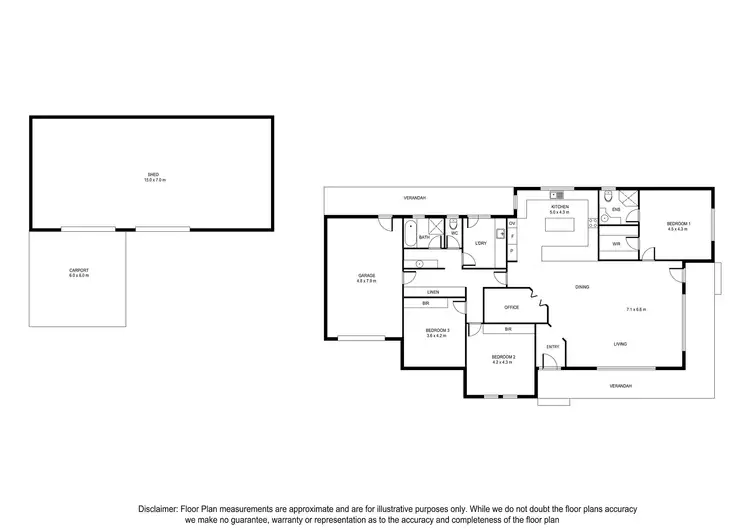 Floorplan of Homely house listing, 2-4 Miamba Cl, Penola SA 5277