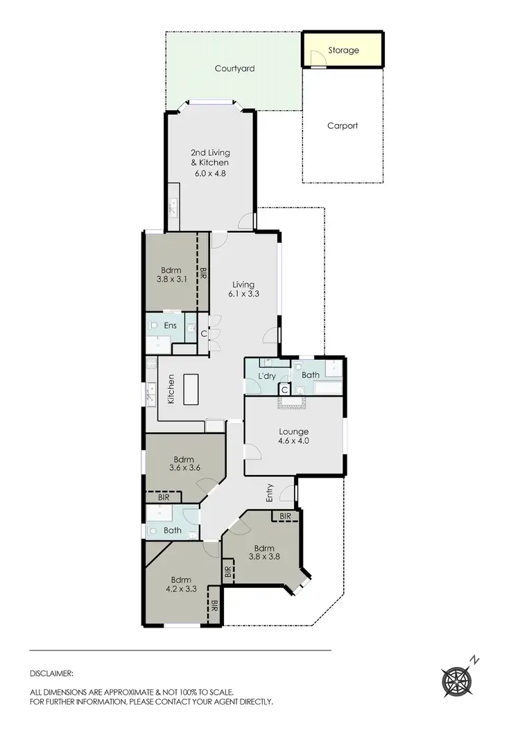 Floorplan of Homely house listing, 632 Barkly St, Golden Point VIC 3350