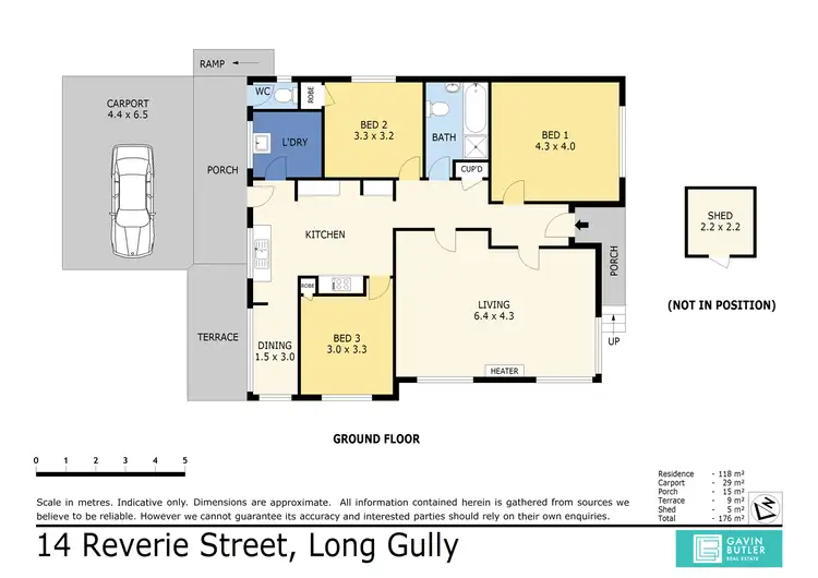 Floorplan of Homely house listing, 14 Reverie St, Long Gully VIC 3550
