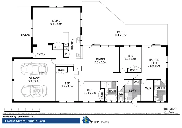 Floorplan of Homely house listing, 4 Serle Street, Middle Park QLD 4074