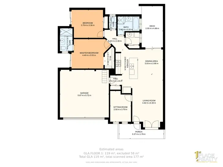 Floorplan of Homely house listing, 3 Wilkes Loop, Baldivis WA 6171