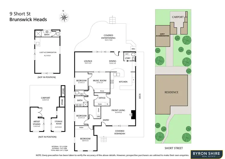 Floorplan of Homely house listing, 9 Short St, Brunswick Heads NSW 2483