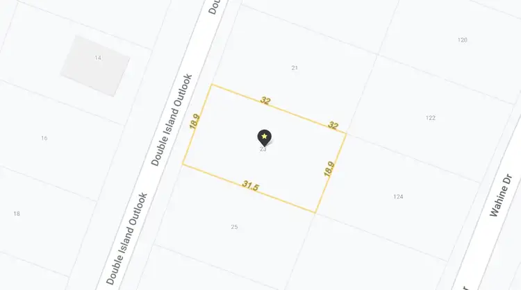 Floorplan of Homely land listing, 23 Double Island Otlk, Russell Island QLD 4184