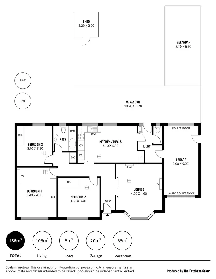 Floorplan of Homely house listing, 61 Cresdee Rd, Campbelltown SA 5074