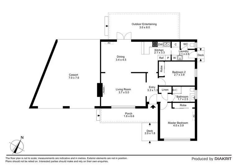 Floorplan of Homely house listing, 62 Clarendon Street, Avondale Heights VIC 3034