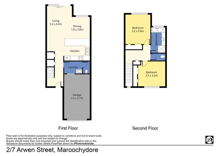 Floorplan of Homely townhouse listing, Unit 2/7 Arwen St, Maroochydore QLD 4558