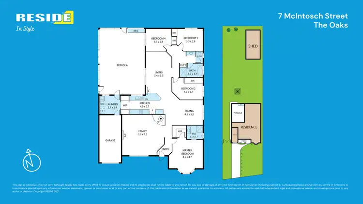 Floorplan of Homely house listing, 7 Mcintosh St, The Oaks NSW 2570