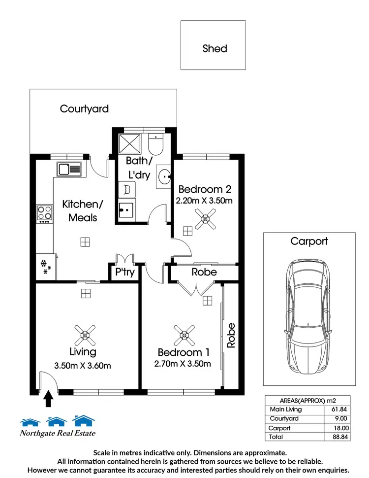 Floorplan of Homely unit listing, Unit 3/17 Price Ave, Klemzig SA 5087