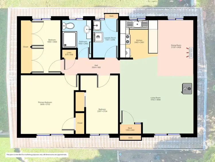 Floorplan of Homely unit listing, Unit 4/1 Blue Marlin Ct, Eden NSW 2551