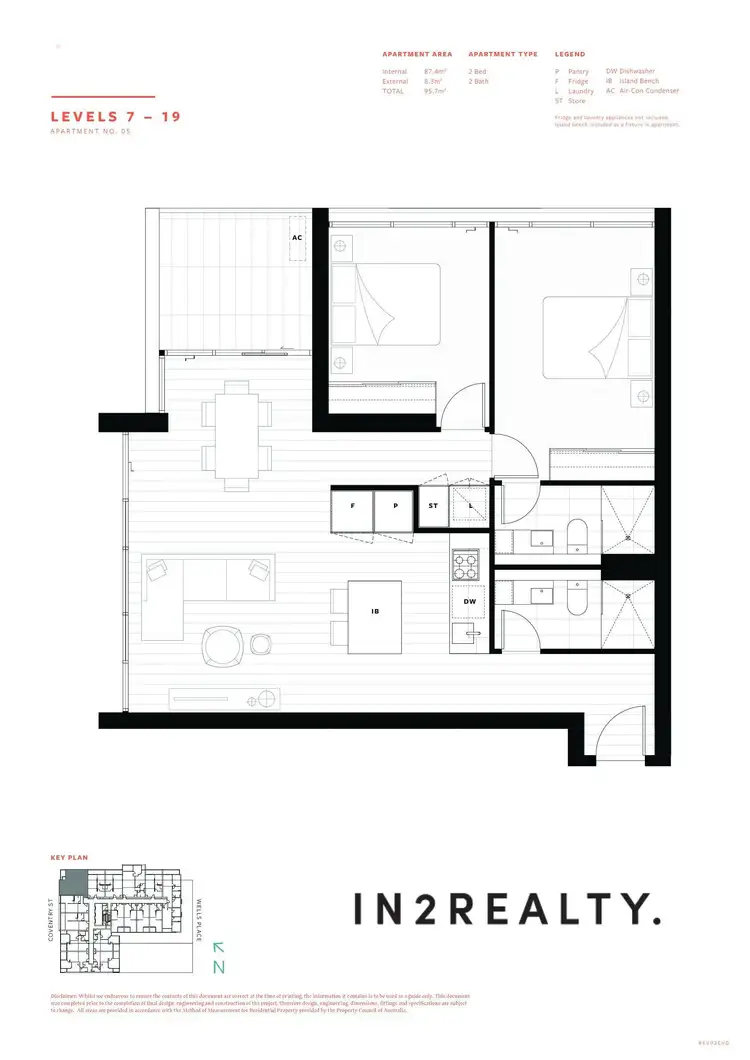 Floorplan of Homely apartment listing, 1005/25 Coventry St, Southbank VIC 3006