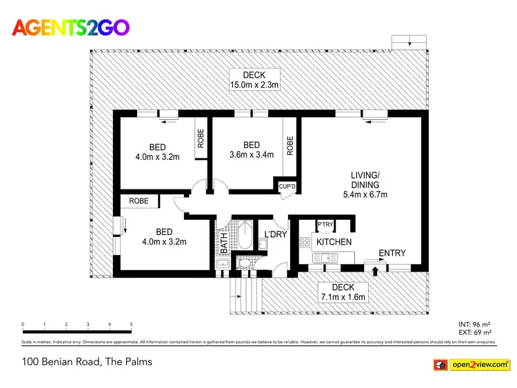 Floorplan of Homely house listing, 100 Benian Rd, The Palms QLD 4570