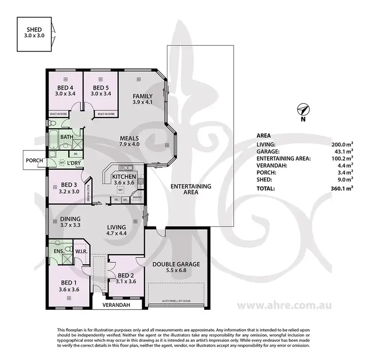 Floorplan of Homely house listing, 6 Wilkinson Ct, Mount Barker SA 5251