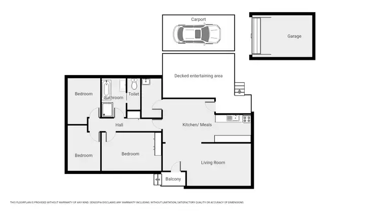 Floorplan of Homely house listing, 137 Cooper St, Stawell VIC 3380