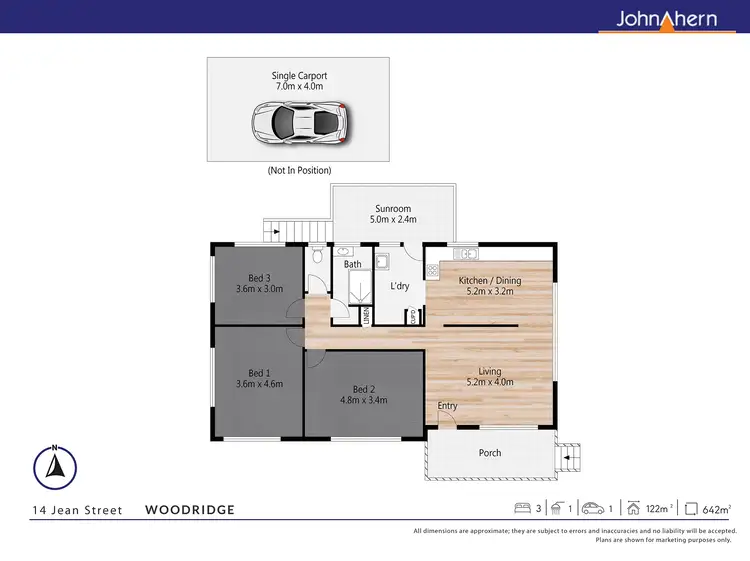 Floorplan of Homely house listing, 14 Jean St, Woodridge QLD 4114