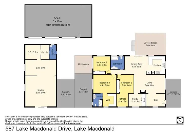 Floorplan of Homely house listing, 587 Lake Macdonald Dr, Lake Macdonald QLD 4563