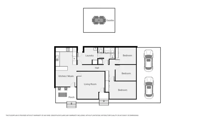 Floorplan of Homely house listing, 9 Sumner St, Stawell VIC 3380
