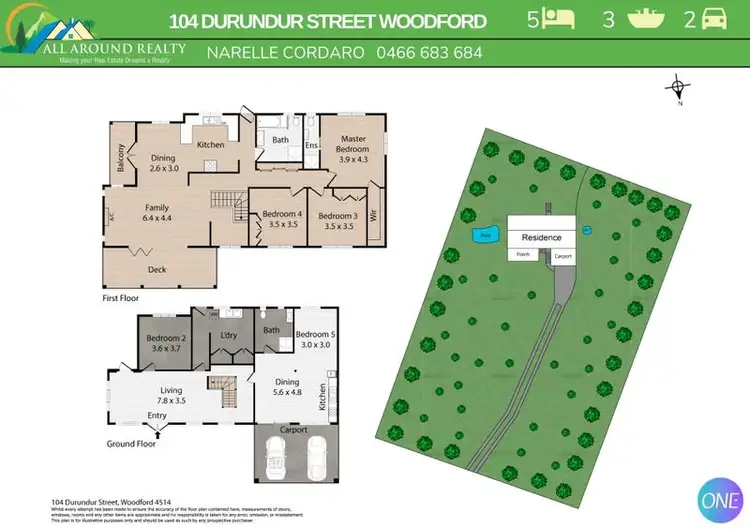 Floorplan of Homely house listing, 104 Durundur Street, Woodford QLD 4514