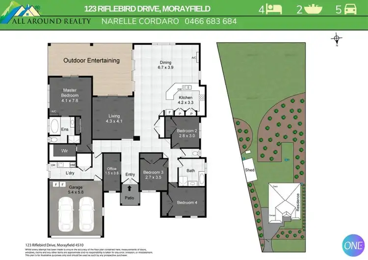 Floorplan of Homely house listing, 123 Riflebird Drive, Upper Caboolture QLD 4510