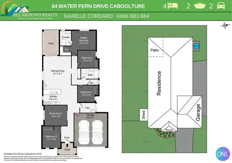 Floorplan of Homely house listing, 64 Water Fern Drive, Caboolture QLD 4510