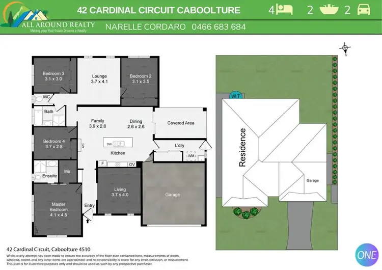 Floorplan of Homely house listing, 42 Cardinal Circuit, Caboolture QLD 4510