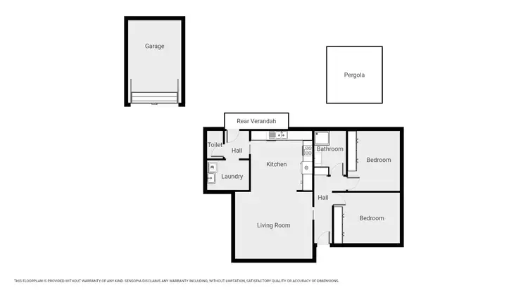 Floorplan of Homely house listing, 61 Fisher St, Stawell VIC 3380