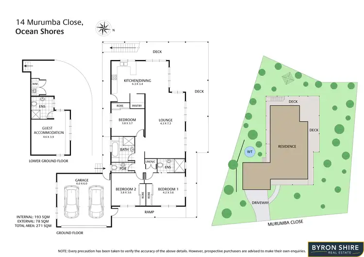 Floorplan of Homely house listing, 14 Murumba Close, Ocean Shores NSW 2483
