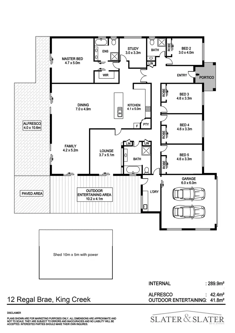 Floorplan of Homely rural property listing, 12 Regal Brae, King Creek NSW 2446