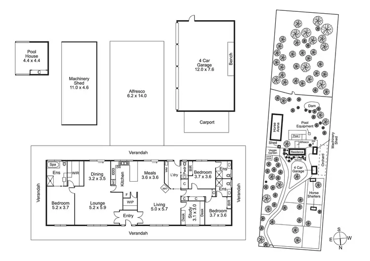 Floorplan of Homely house listing, 140 Victoria Rd, Pearcedale VIC 3912