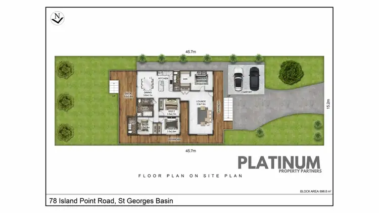 Floorplan of Homely house listing, 78 Island Point Rd, St Georges Basin NSW 2540