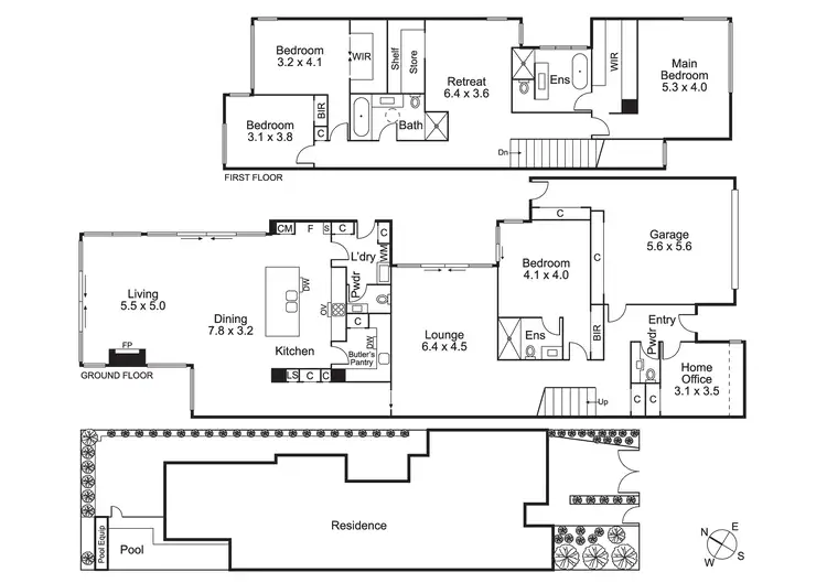 Floorplan of Homely house listing, 1D Regent St, Brighton East VIC 3187