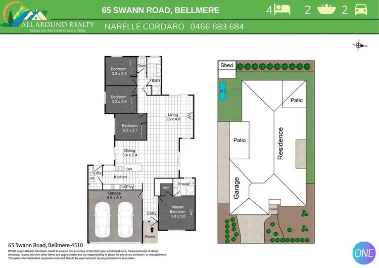 Floorplan of Homely house listing, 65 Swann Rd, Bellmere QLD 4510