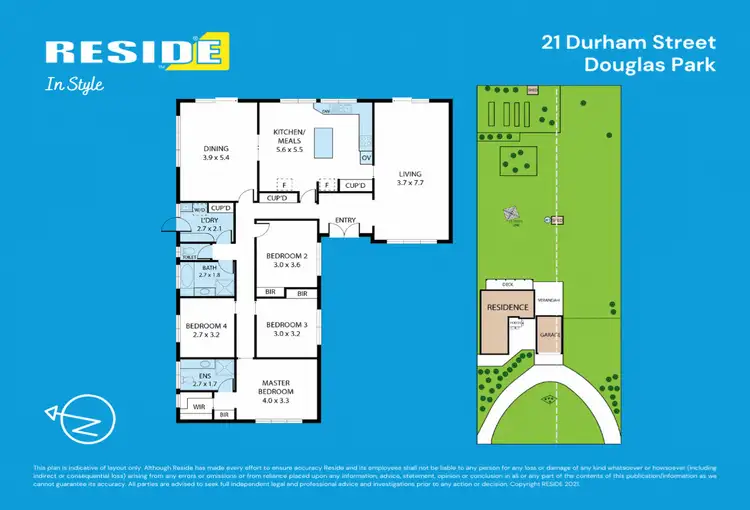 Floorplan of Homely house listing, 21 Durham St, Douglas Park NSW 2569