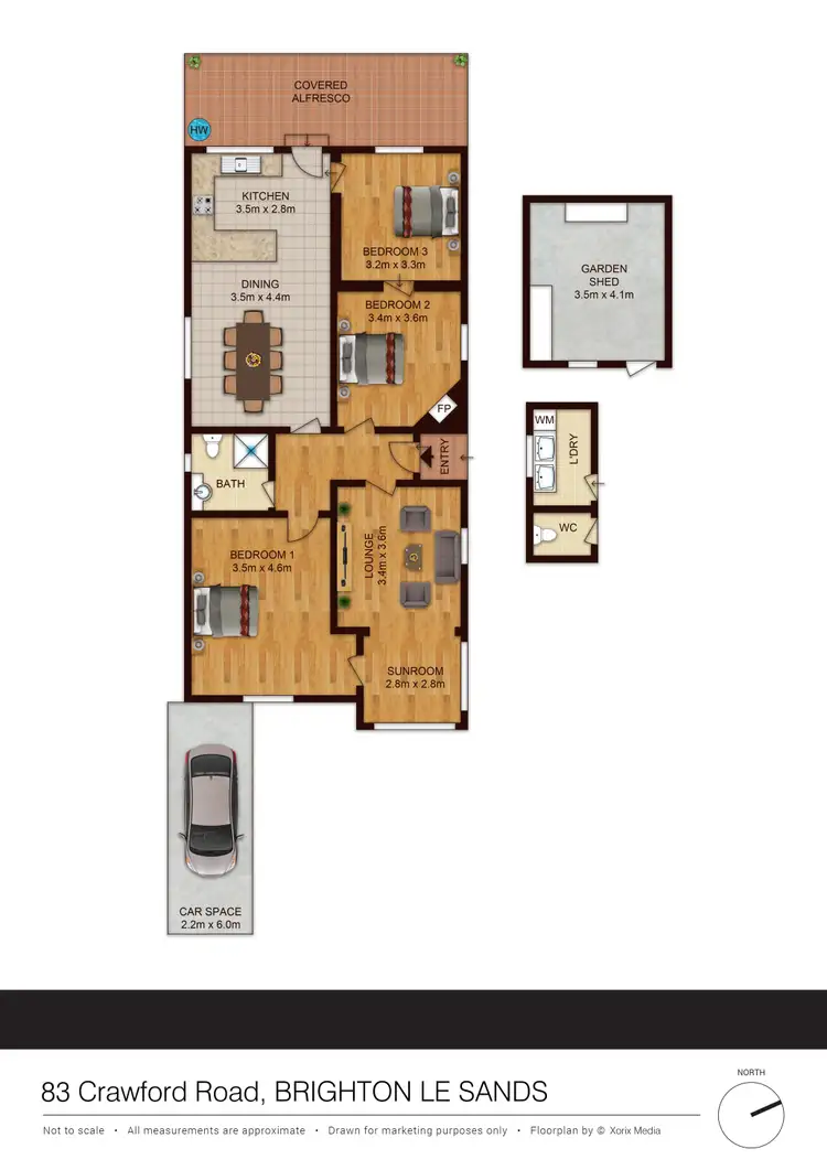 Floorplan of Homely house listing, 83 Crawford Rd, Brighton-le-sands NSW 2216