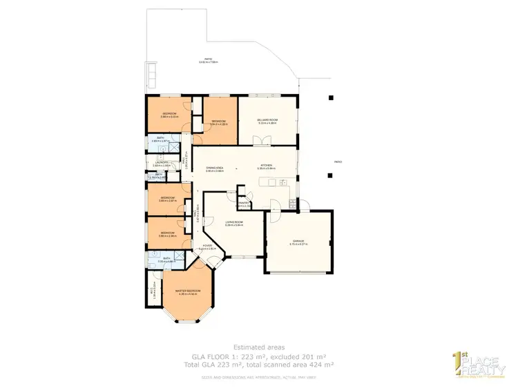 Floorplan of Homely house listing, 18 Taggert Ave, Baldivis WA 6171