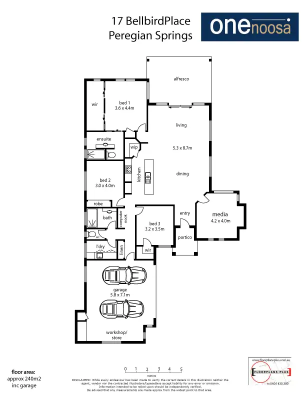 Floorplan of Homely house listing, 17 Bellbird Place, Peregian Springs QLD 4573