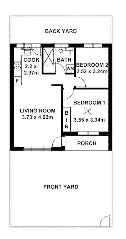 Floorplan of Homely unit listing, 3/48 Argyle Ave, Marleston SA 5033